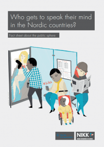 Cover for "Who gets to speak their mind in the Nordic countries?"
