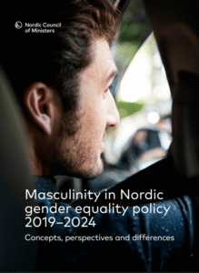 Cover for Masculinity in Nordic gender equality policy 2019–2024. A man looks out a car window. Photo: Curated lifestyle/Unsplash